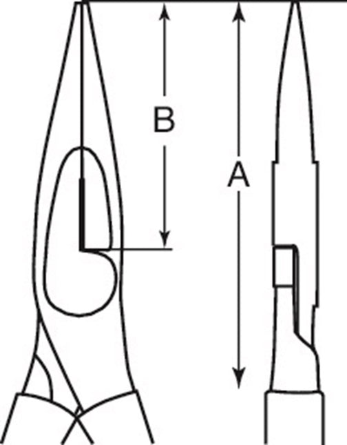 Bahco Punttang Lang ALBR 200mm – NS406-200
