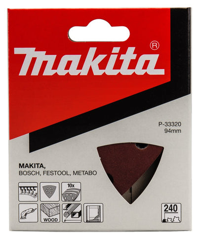 Afbeelding Makita schuurvel 3-k k240 red v. P-33320