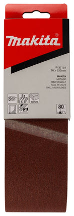 Makita Schuurband K80 533X76 Red – P-37194