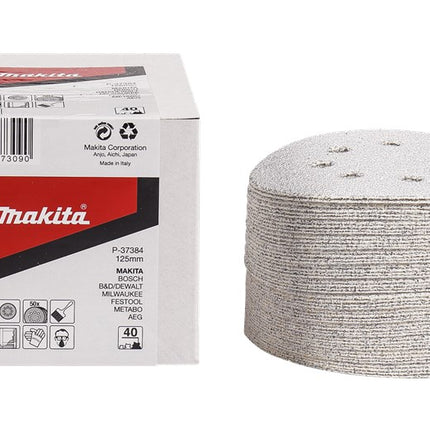 Makita Schuurschijf 125mm K40 White Velcro – P-37384