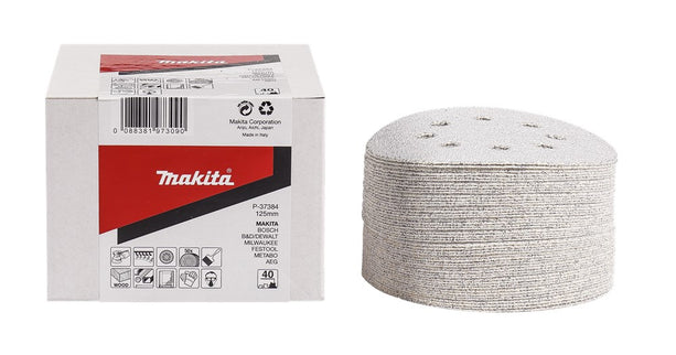 Makita Schuurschijf 125mm K40 White Velcro – P-37384