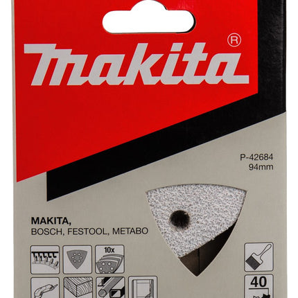 Makita Schuurpapier K40 94mm Wit Schuurvel 3-K White V. – P-42684