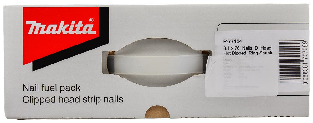 Makita Nagel Hout 3,1X75mm Ring 3,1X7,2X76mm Hdg – P-77154
