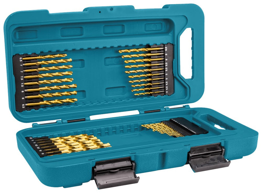 Makita Metaalborenset HSS-TIN 40-Delig HSS Borenset 40DLG – P-90308