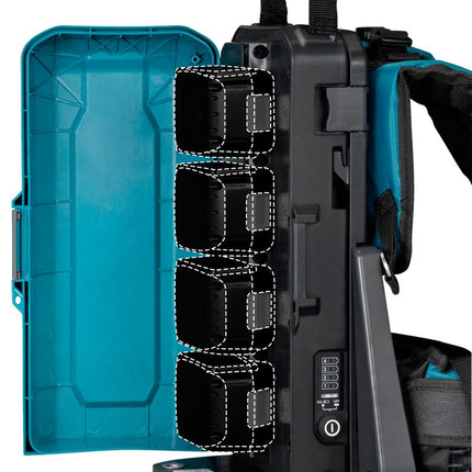Makita 18V Ruggedragen Accustation PDC01 met Starterkit - 4X BL1850B + Snellader – PDC01X1