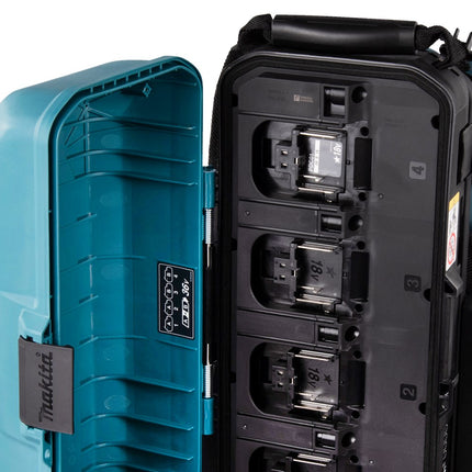 Makita 18V Ruggedragen Accustation PDC01 met Starterkit - 4X BL1850B + Snellader – PDC01X1