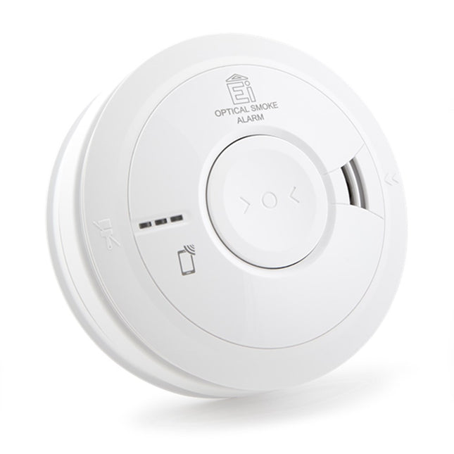 EI 3016RF Rookmelder met RF-Module 230V met Audiolink, Draadloos RF, StofComp – 1280385