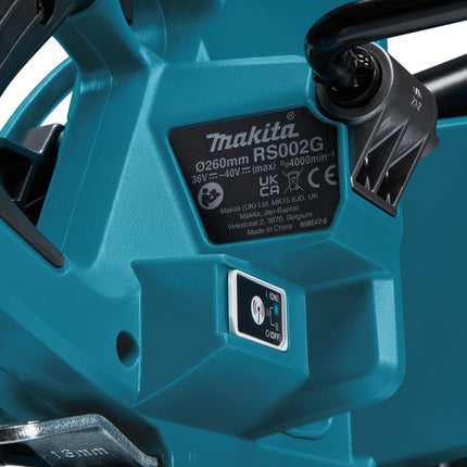 Makita RS002GZ 40V Max Cirkelzaag 260 mm
