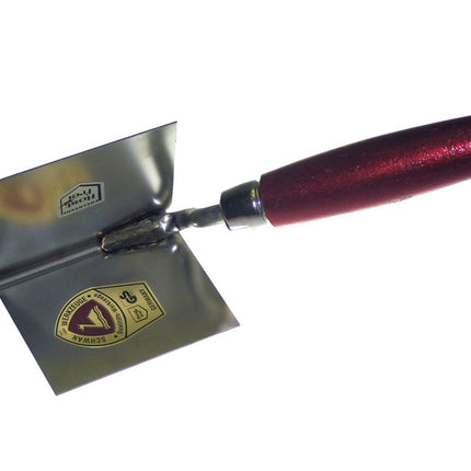 Hoektroffel 80X60X60mm INW. RVS Inwendig Ronde Hoeken – 234003