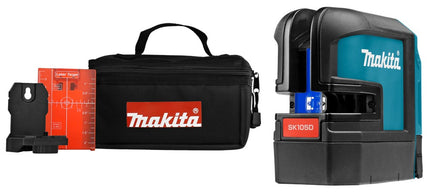 Makita SK105DZ Kruislijn Laser Rood 12V MAX Kruislijnlaser