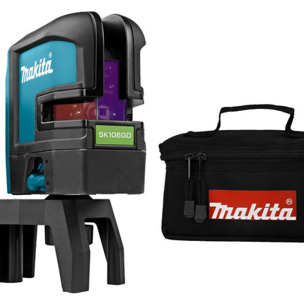 Makita SK106GDZ Kruislijn Punt Laser Groen