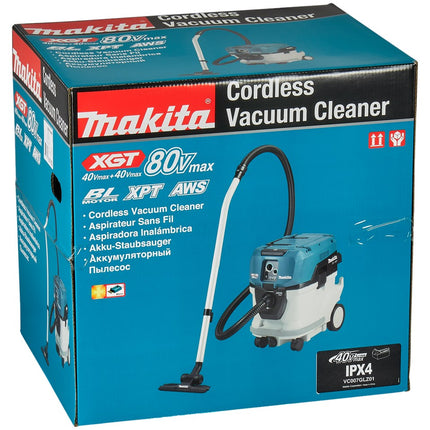 Makita VC007GLZ01 2X40V Max Stofzuiger Nat en Droog l-Klasse