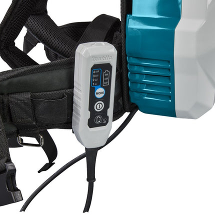 Afbeelding Makita 40 v max rugstofzuiger voor schoonmaak