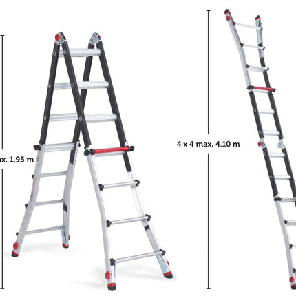 Varitrex Teleprof Flex hoogtes