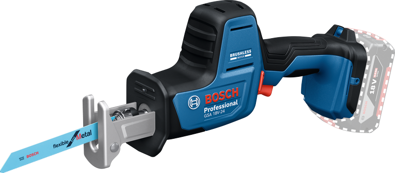 BOSCH GSA 18V-24 RECIPROZAAGMACHINE