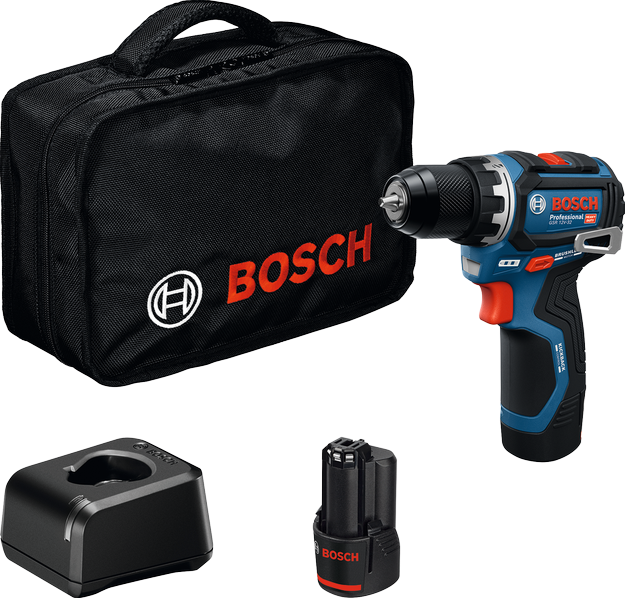 Bosch GSR 12V-32 SOLO ACCUSCHROEFBOORMACHINE  TAS - 2X GBA 12V 2,0 Ah
