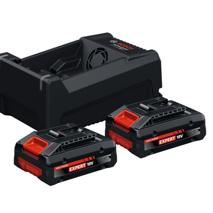 Bosch EXPERT EXBA18V-40 2×4,0Ah + GAL 12V/18V-80 Starterset - 1600A0373J
