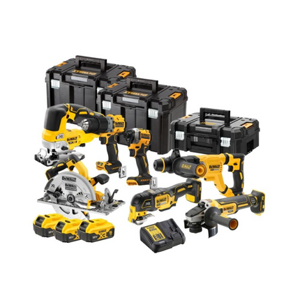 DeWalt DCK706P3T-QW 18V XR BRUSHLESS 7-DELIGE SET (DCD805 + DCF850 + DCS355 + DCH263 +