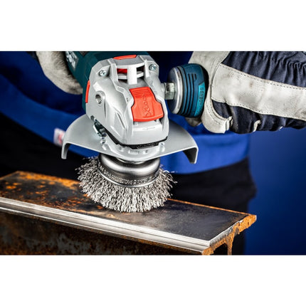 Afbeelding PFERD TOOLS komborstels ongetordeerd met schroefdraad