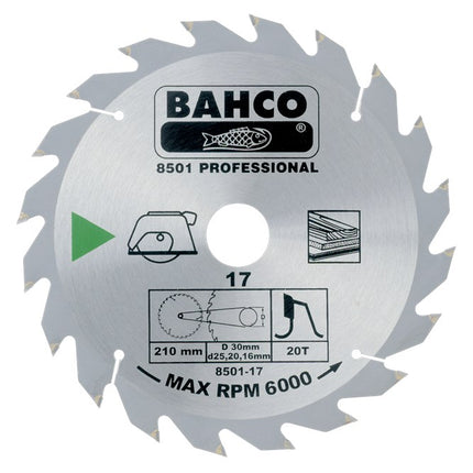 Afbeelding BAHCO cirkelzaagblad 8501