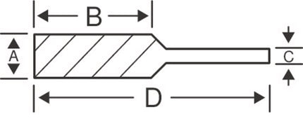 Bahco Stiftfrees CYL Rond ALU 12mm – C1225AL06