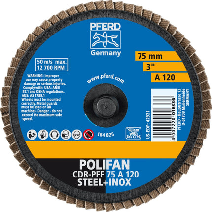 Afbeelding PFERD TOOLS lamellenschijf, vlak CD/CDR PFF A