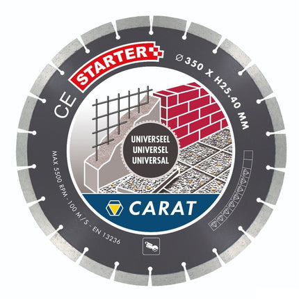 Carat 5X Diamantzagen in Koffer Universeel CE Starter Ø350 X 25,40mm – CES3504A21