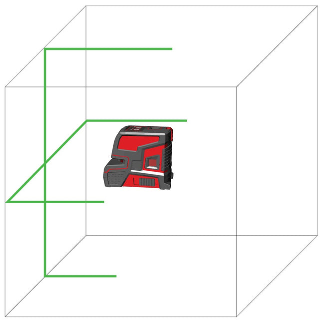 Levelfix CL202G Kruislijnlaser Groen Groene – 556122