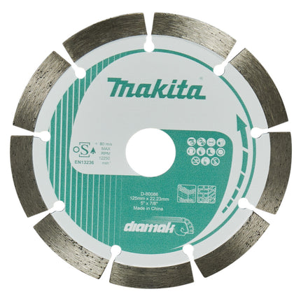 Makita Diamantschijf 125x22,23x1,8mm - D-80086