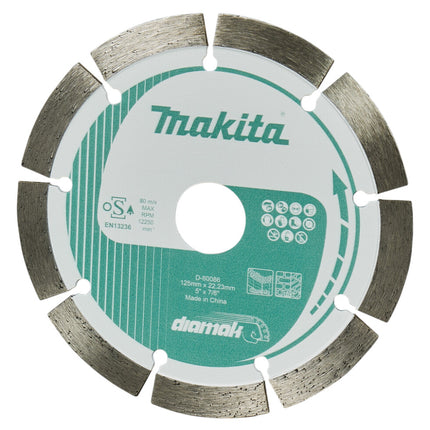 Makita Diamantschijf 125x22,23x1,8mm - D-80086