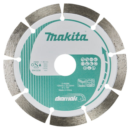 Makita Diamantschijf 125x22,23x1,8mm - D-80086