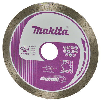 Makita Diamantschijf 125x22,23x1,8mm - D-80226