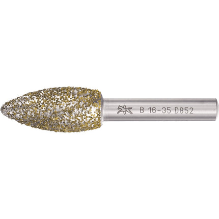 Afbeelding PFERD TOOLS diamant-slijpstiften voor gieterijen vlamvorm b DB-N 16-35/8 D 852