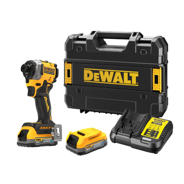 DeWalt DCF850E2T-QW 18V XR BRUSHLESS ULTRA COMPACTE SLAGSCHROEVENDRAAIER MET 3 SNELHEDEN
