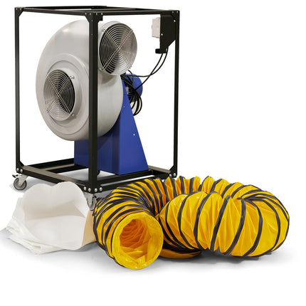 Dryfast Ventilator TFV300 Set met 1 Stofzak en 1 Slang 10M - TFV300LSAU