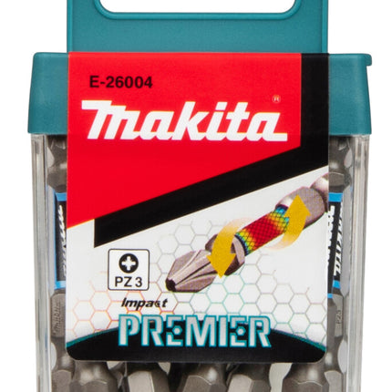 Makita Impact Premier Slagschroefbit PZ3x50mm 10st - E-26004