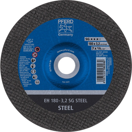 Afbeelding PFERD TOOLS doorslijpschijf, staal EH/EHT SG STEEL