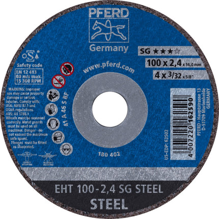 Afbeelding PFERD TOOLS doorslijpschijf, staal EH/EHT SG STEEL