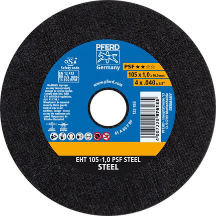 Afbeelding PFERD TOOLS doorslijpschijf, staal EH/EHT PSF STEEL
