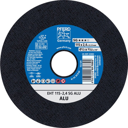 Afbeelding PFERD TOOLS doorslijpschijf, aluminium EH/EHT SG ALU