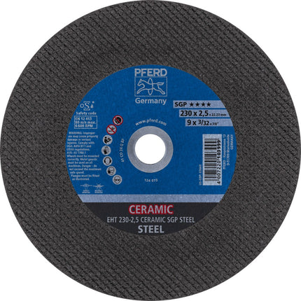Afbeelding PFERD TOOLS doorslijpschijf, ceramic EH/EHT SGP STEEL