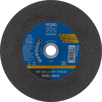 Afbeelding PFERD TOOLS doorslijpschijf, rvs EH/EHT PSF STEELOX