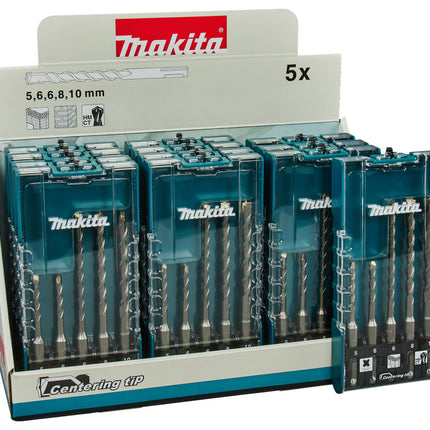 MAKITA BETONBOORSET 5-DELIG (DISPLAY 12 STUKS)
