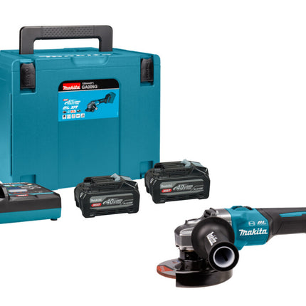 Makita GA005GU201 XGT 40V Max Haakse Slijper 125mm