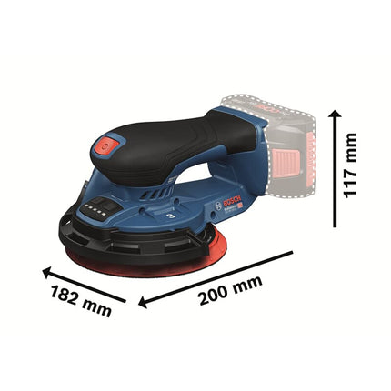 Bosch GEX 18V-150-3 Accu-Excenterschuurmachine Solo in Doos - 0601372904