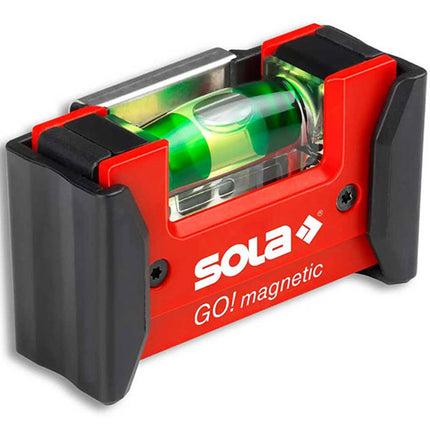 Waterpas compact magnetisch met riemclip SOLA GO! Magnetic CLIP