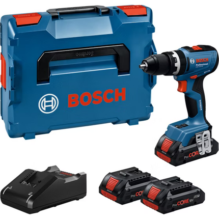 Bosch GSB 18V-65, 3X PC 4.0AH, GAL 18V-40, LB ACCUKLOPBOORSCHROEVENDRAAIER
