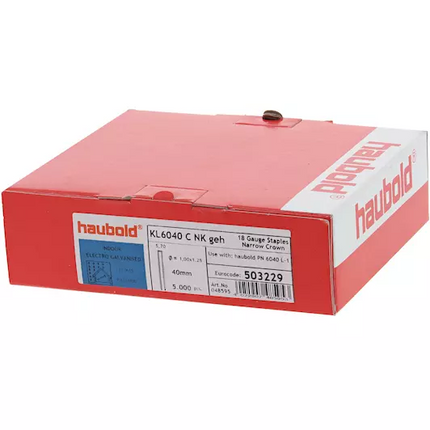 HAUBOLD KL6000-40mm Nieten C-punt Verzinkt 3mµ Hars - 503229