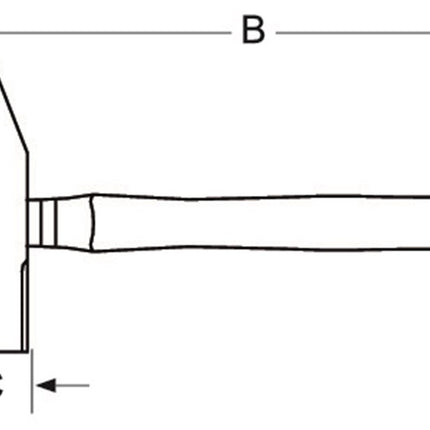 Bahco Bankhamer ALBR FB 800G – NS504-800-FB