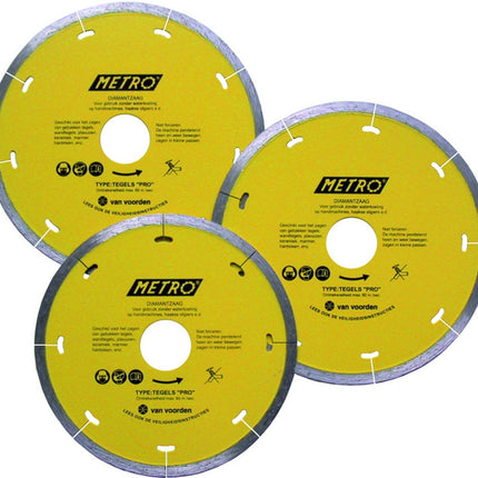 Van Voorden Diamantblad Metro Tegel 115 AS 22,2mm PRO – 262567